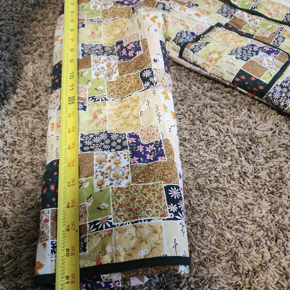 Women Patchwork Jacket Multicolor 100% Cotton Size Large, Boho, Festival - Picture 6 of 6